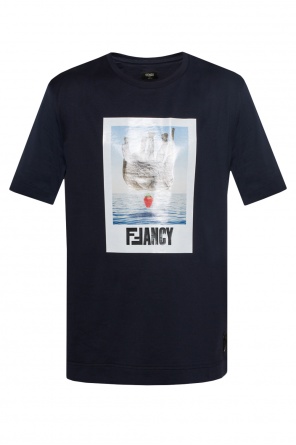 Logo-printed t-shirt, zdjęcie 1 Logo-printed t-shirt od Fendi